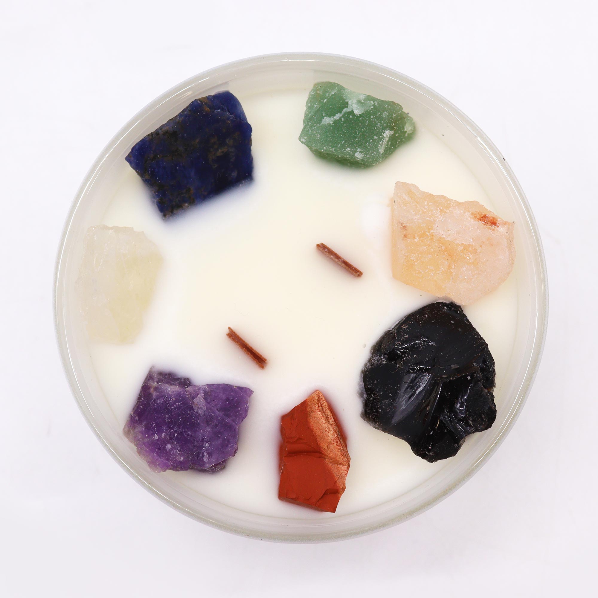 Chakra Crystal Candles - Seven Chakra