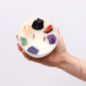 Chakra Crystal Candles - Seven Chakra