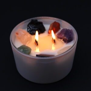 Chakra Crystal Candles - Seven Chakra