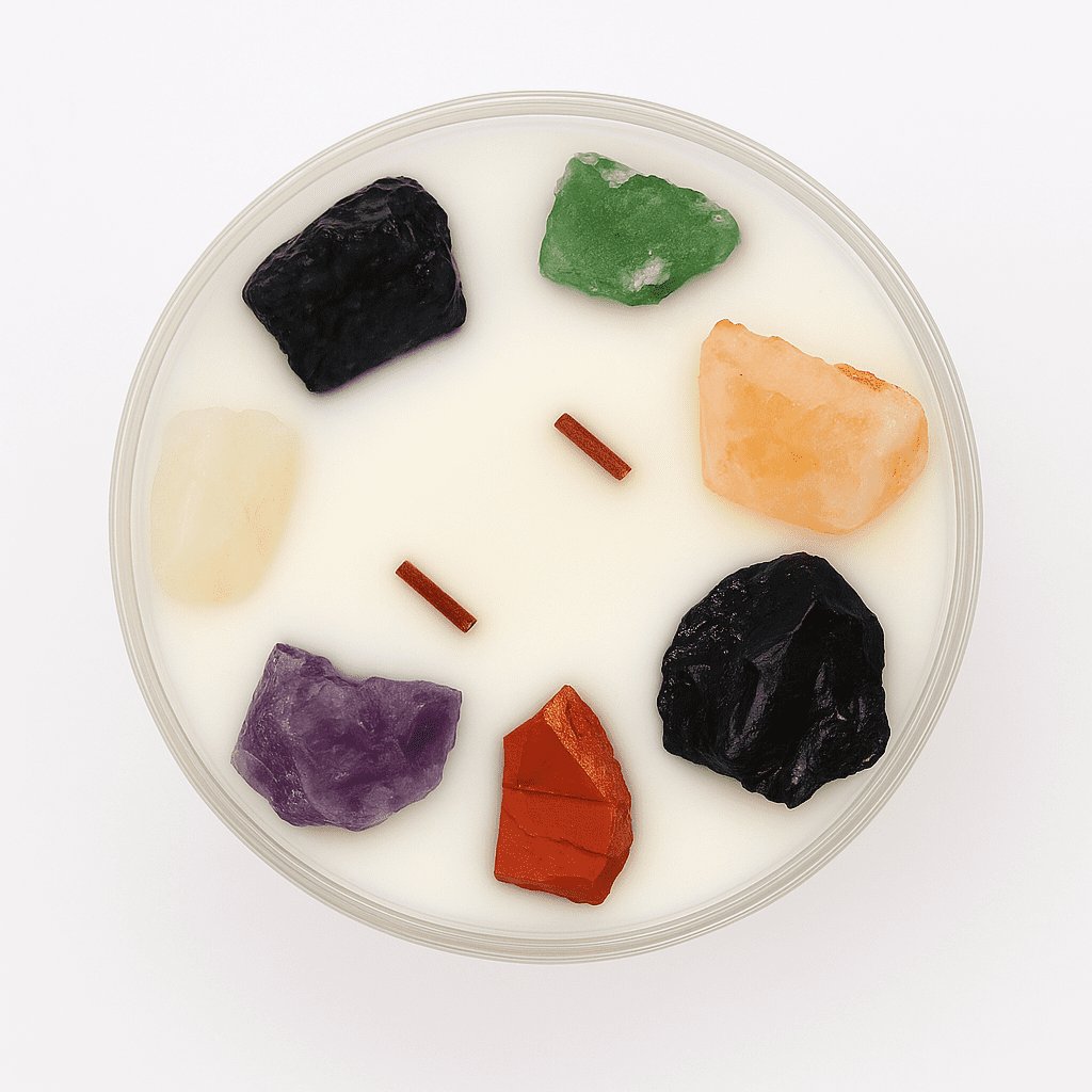 Chakra Crytal Candle