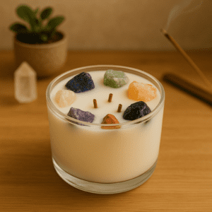 Chakra Crytal Candle