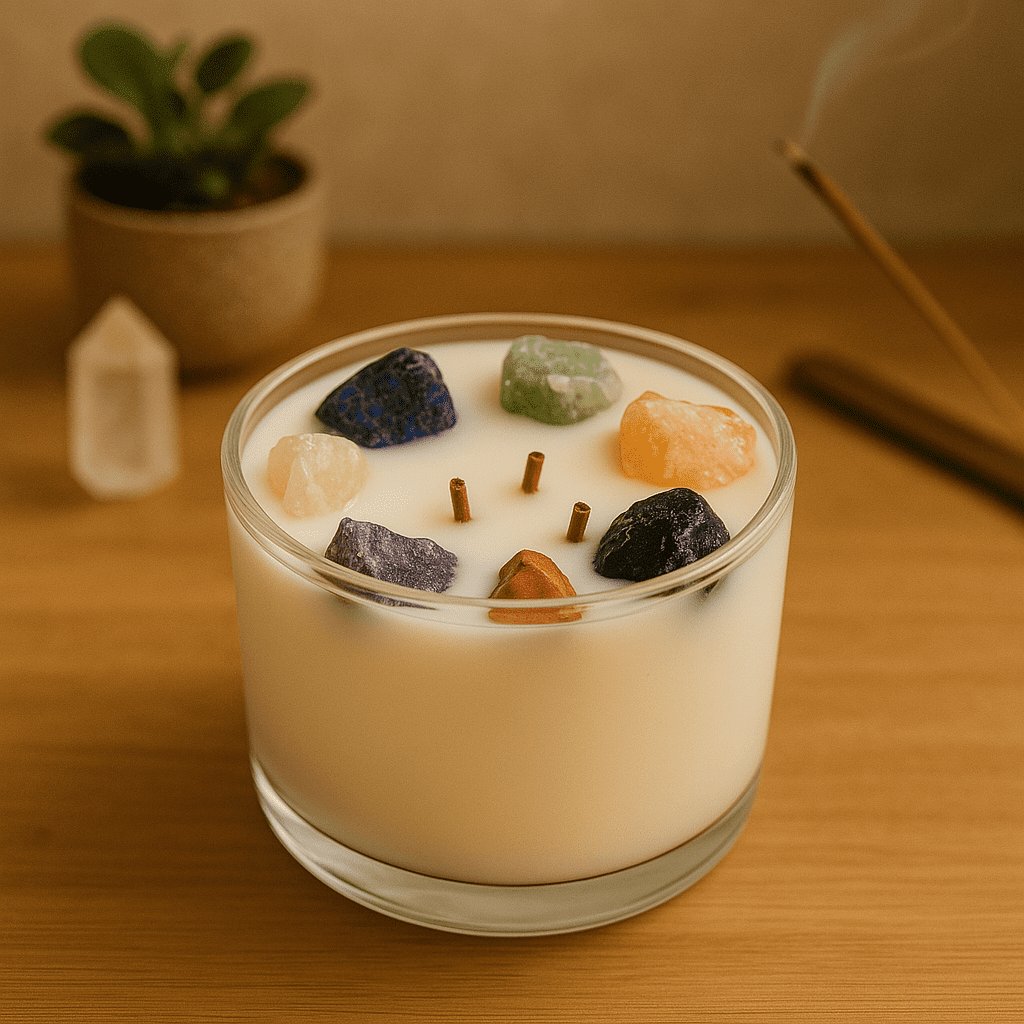 Chakra Crytal Candle